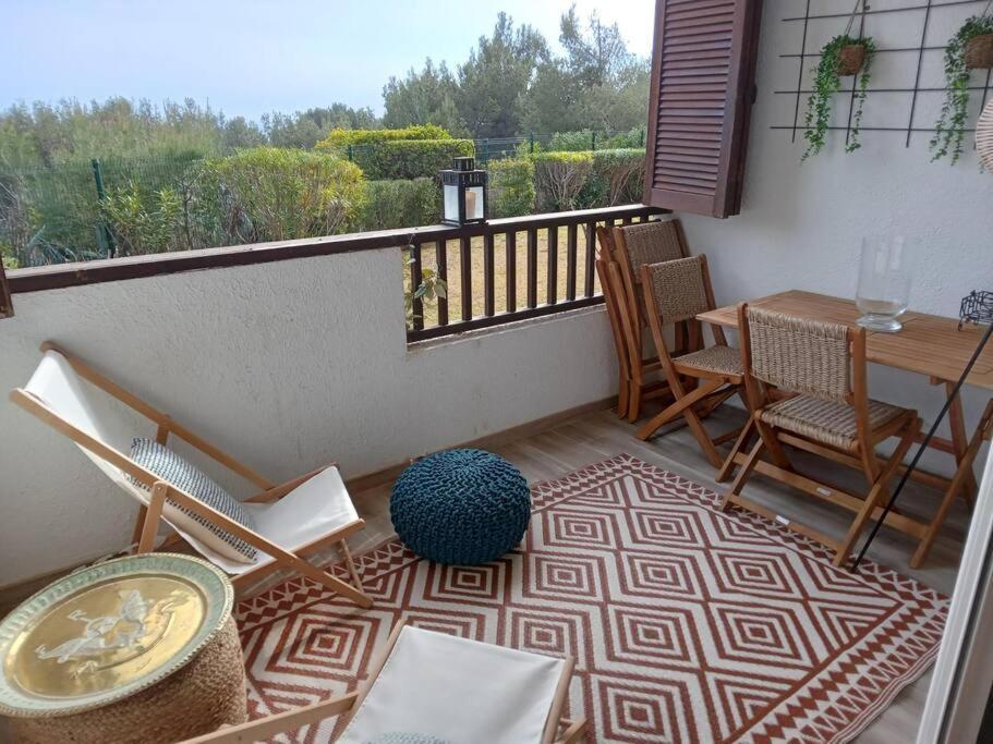 Superbe Appartement Piscine, Tennis, Vue Mer Et Decore Avec Gout Cassis Bagian luar foto