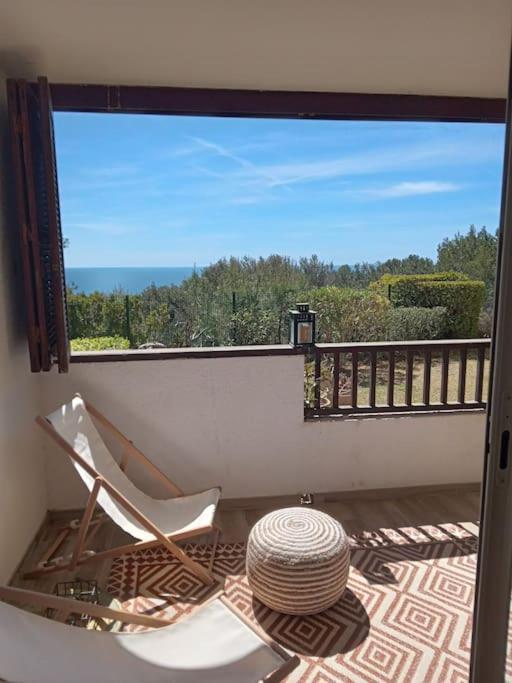 Superbe Appartement Piscine, Tennis, Vue Mer Et Decore Avec Gout Cassis Bagian luar foto