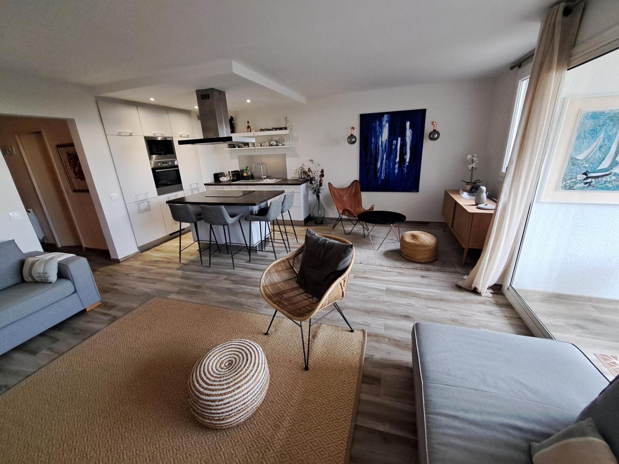 Superbe Appartement Piscine, Tennis, Vue Mer Et Decore Avec Gout Cassis Bagian luar foto